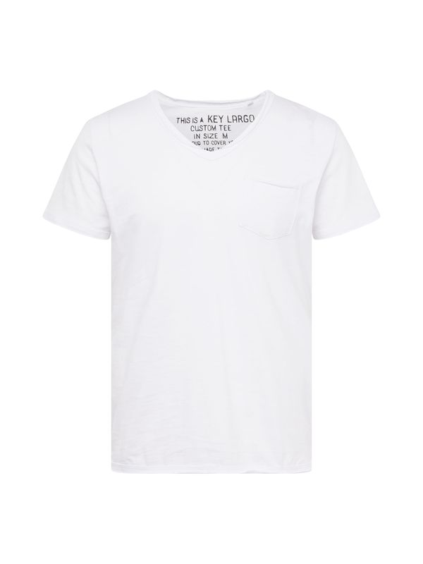 Key Largo Key Largo Тениска 'WATER'  бяло