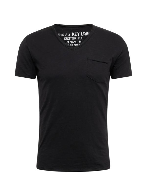 Key Largo Key Largo Тениска 'WATER'  черно