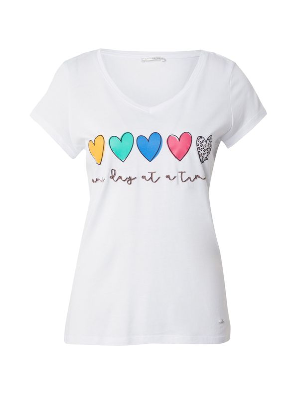 Key Largo Key Largo Тениска 'WT DAY'  синьо / тюркоазен / жълто / бяло