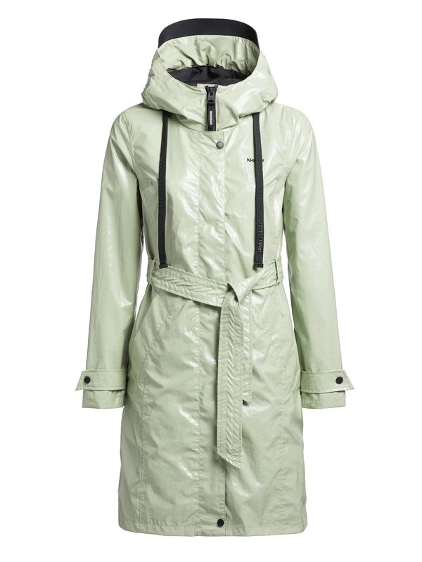 khujo khujo Преходно палто 'Alecia'  пастелно зелено / черно