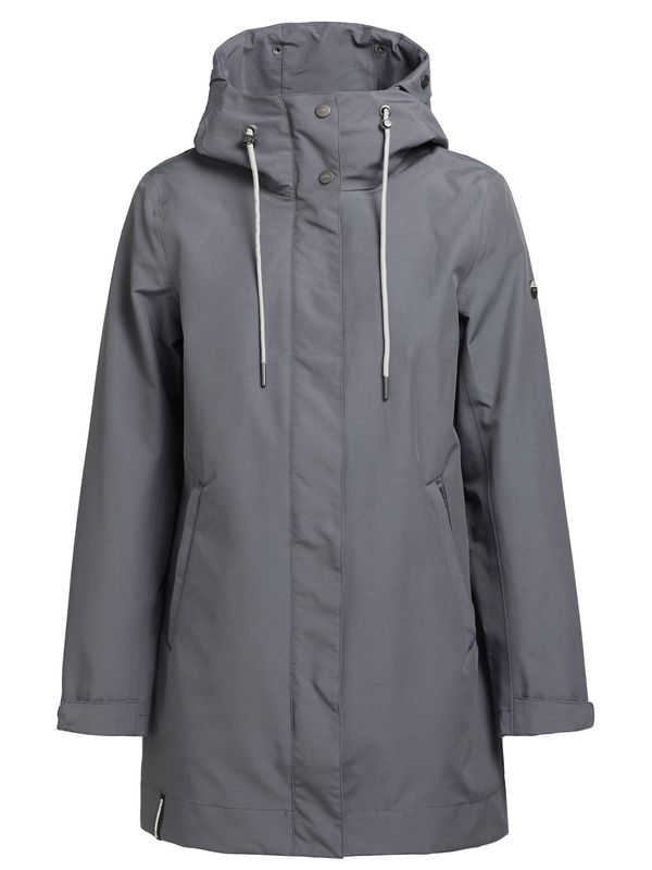 khujo khujo Преходно палто 'Artisa'  опушено синьо