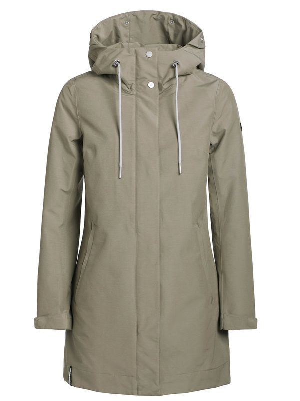 khujo khujo Преходно палто 'Artisa'  сиво / зелено