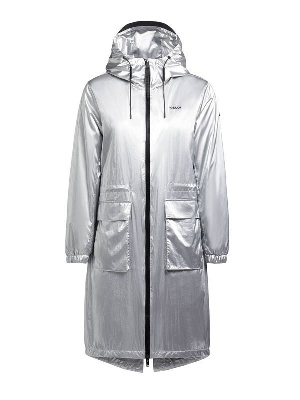 khujo khujo Преходно палто 'Carlee'  черно / сребърно