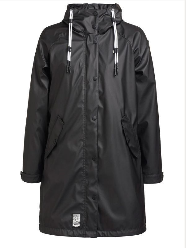 khujo khujo Преходно палто 'ODELIE'  черно / бяло