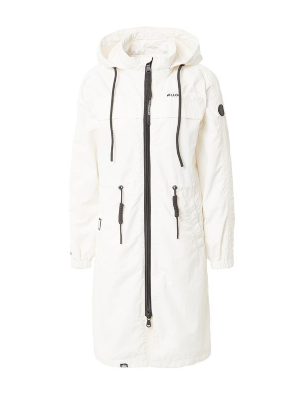 khujo khujo Преходно палто 'VOYA3'  черно / бяло