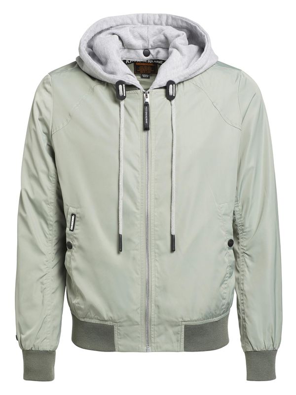 khujo khujo Преходно яке 'PERSEE'  светлосиво / пастелно зелено