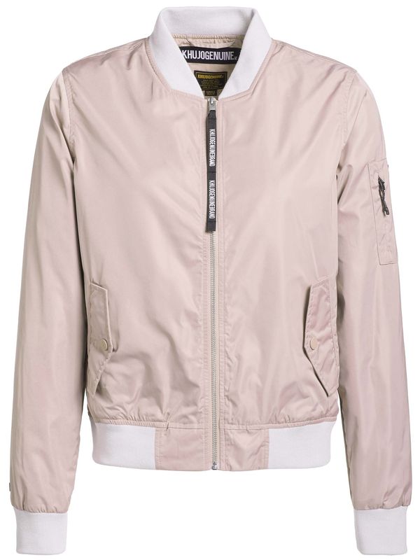 khujo khujo Преходно яке 'STENCE'  бледорозово / бяло