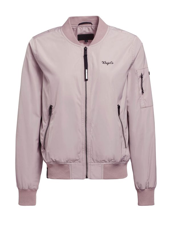 khujo khujo Преходно яке 'STENCE'  лавандула / черно