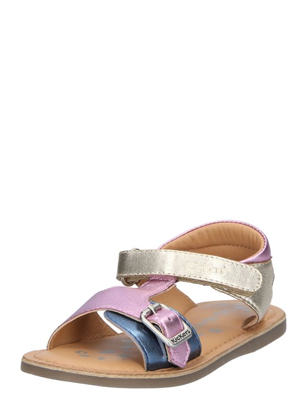 Kickers Kickers Сандали 'DIAZZ'  бежово / кралско синьо / орхидея
