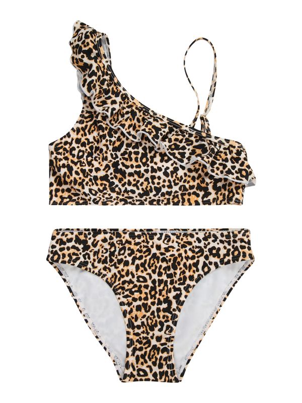 KIDS ONLY KIDS ONLY Бански тип бикини 'NINA'  бежово / коняк / черно