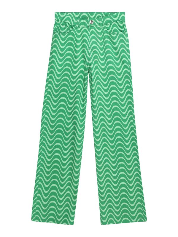 KIDS ONLY KIDS ONLY Панталон 'AGNETE'  мента / тревнозелено