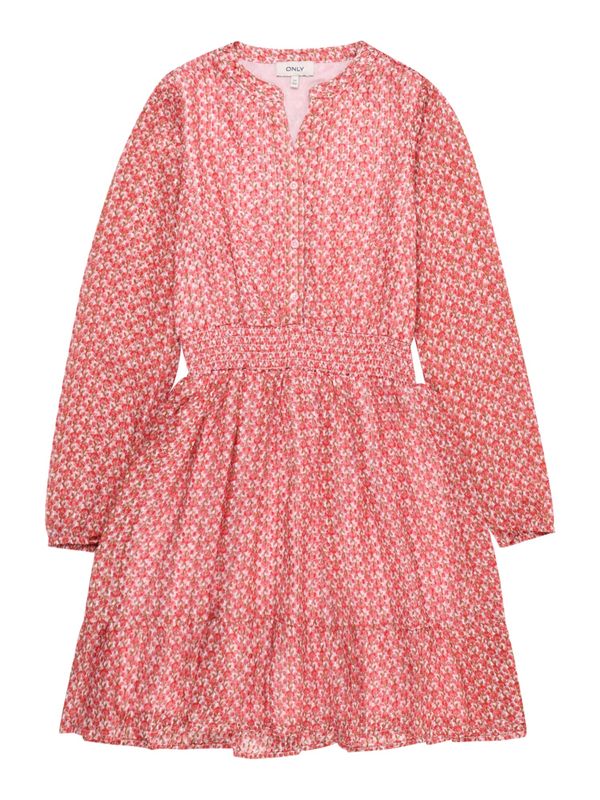 KIDS ONLY KIDS ONLY Рокля 'JEVA'  кафяво / розово / бледорозово