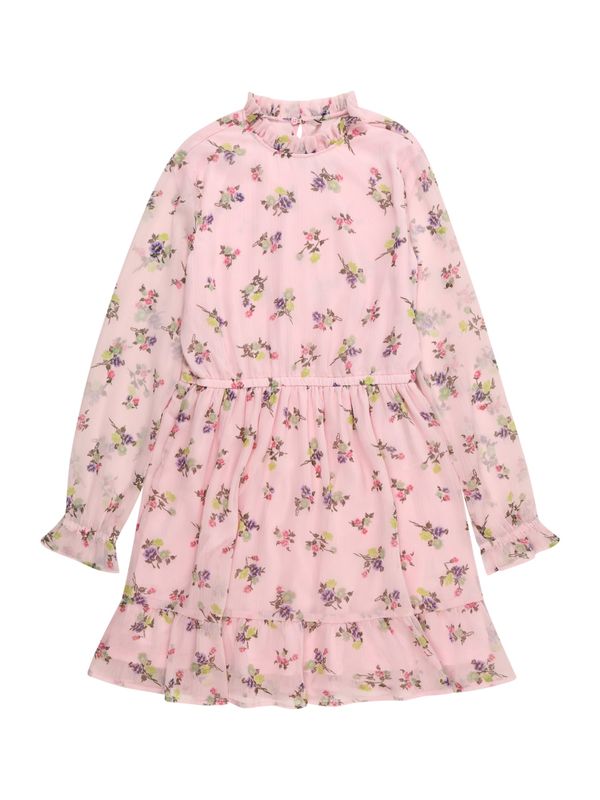 KIDS ONLY KIDS ONLY Рокля 'MALINA'  кафяво / ябълка / тъмнолилаво / бледорозово