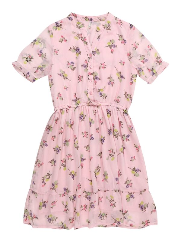 KIDS ONLY KIDS ONLY Рокля 'MALINA'  лайм / светлозелено / тъмнозелено / бледорозово