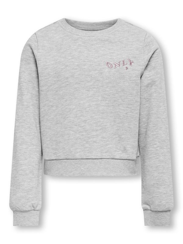 KIDS ONLY KIDS ONLY Суичър 'CELESTE'  сив меланж / бледорозово