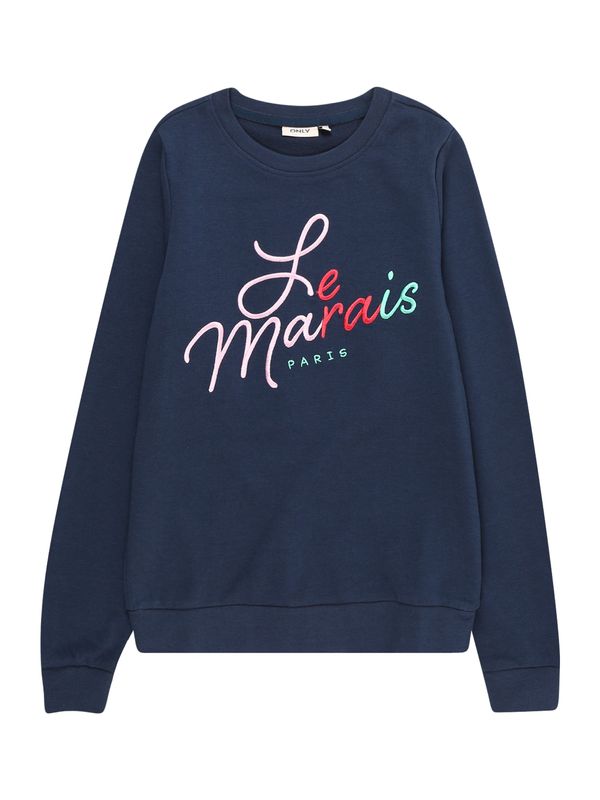 KIDS ONLY KIDS ONLY Суичър 'HERO'  тъмносиньо / мента / бледорозово / червено