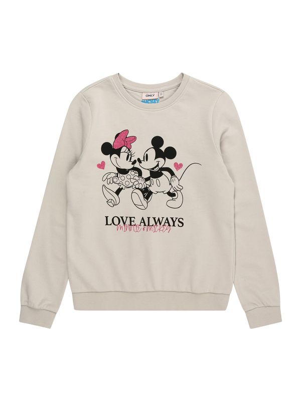 KIDS ONLY KIDS ONLY Суичър 'MICKEY VALENTINE'  камък / магента / черно
