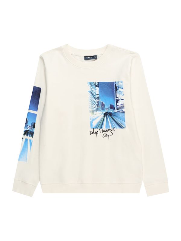 KIDS ONLY KIDS ONLY Суичър 'THEO'  синьо / светлосиньо / черно / бяло