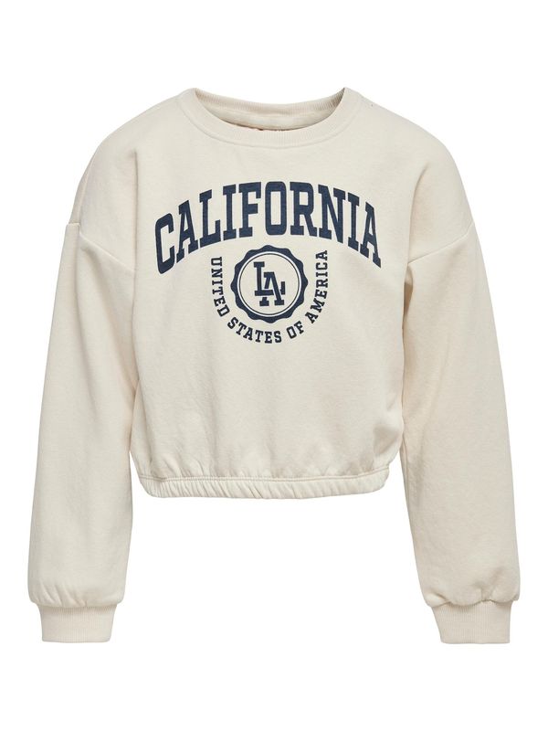 KIDS ONLY KIDS ONLY Суичър 'Virginia'  тъмносиньо / светлосиво