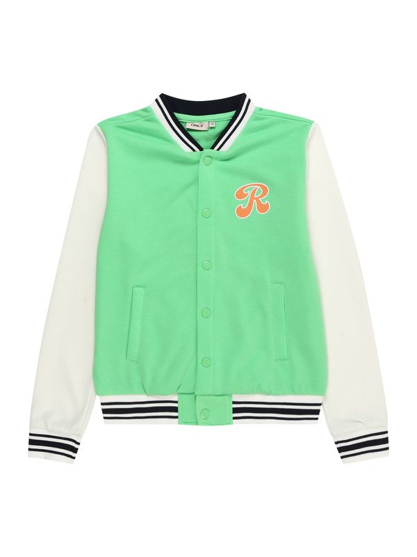 KIDS ONLY KIDS ONLY Суичъри с качулка 'CONNIE'  светлозелено / черно / бяло