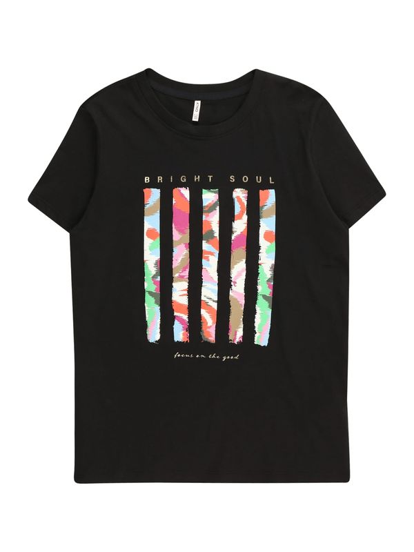 KIDS ONLY KIDS ONLY Тениска 'ALOE'  светлосиньо / зелено / черно / бяло