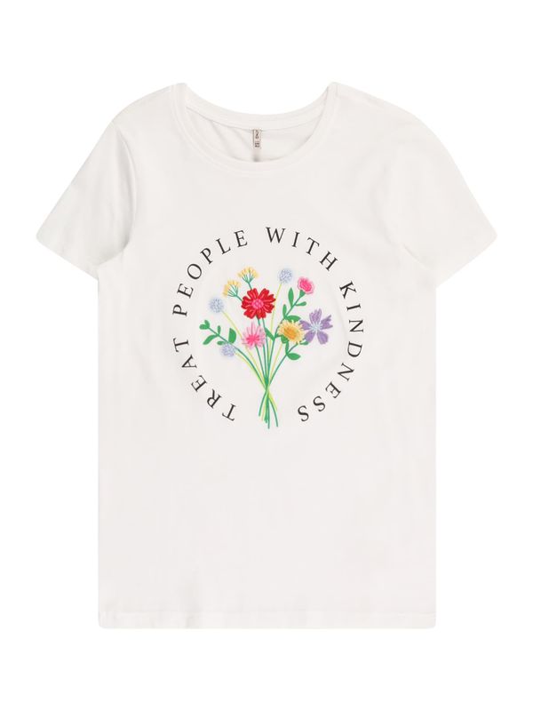 KIDS ONLY KIDS ONLY Тениска 'Emma'  пъстро / бяло