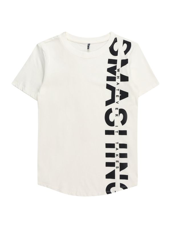 KIDS ONLY KIDS ONLY Тениска 'ERIC'  черно / бяло