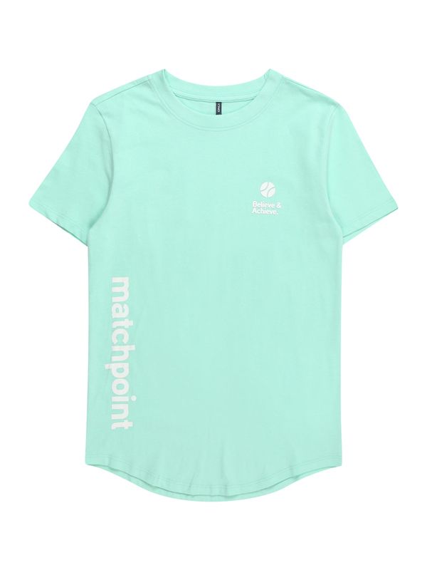 KIDS ONLY KIDS ONLY Тениска 'ERIC'  светлозелено / бяло