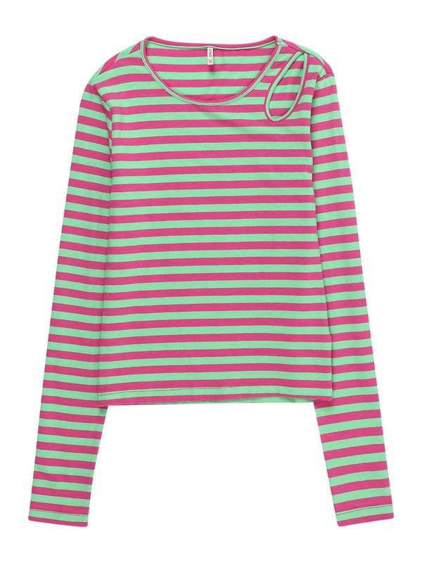 KIDS ONLY KIDS ONLY Тениска 'HEIDI'  светлозелено / малина