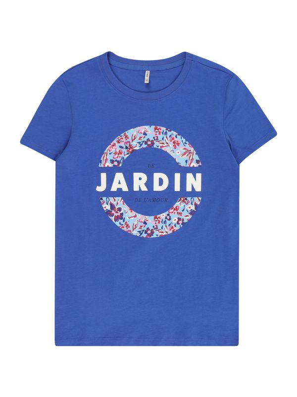 KIDS ONLY KIDS ONLY Тениска 'KELLY'  сапфирено синьо / светлорозово / червено / бяло