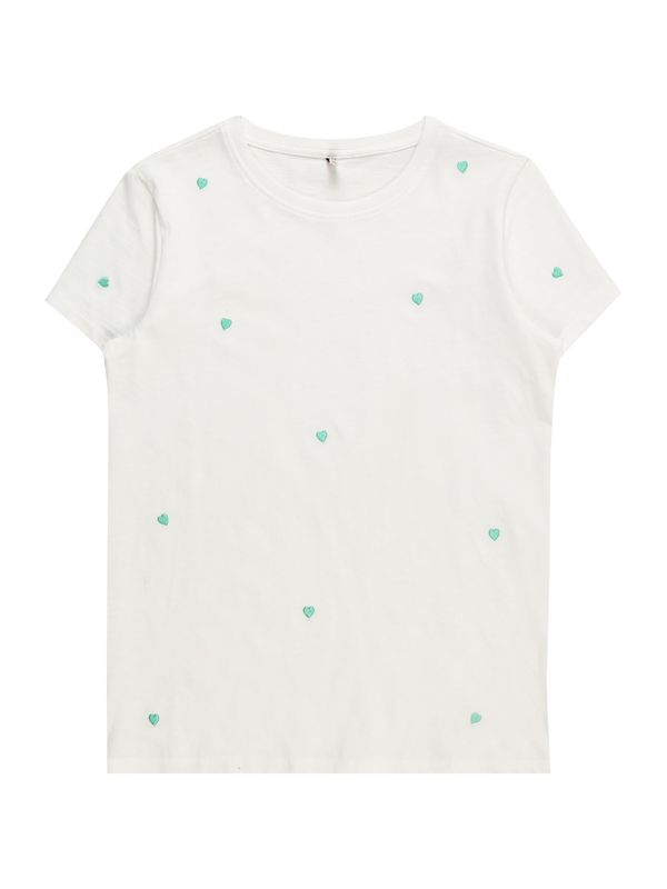 KIDS ONLY KIDS ONLY Тениска 'KETTY'  тюркоазен / бяло