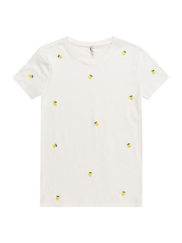 KIDS ONLY KIDS ONLY Тениска 'KETTY'  жълто / зелено / бяло