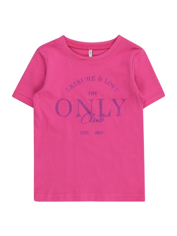 KIDS ONLY KIDS ONLY Тениска 'WERA'  тъмнолилаво / розово