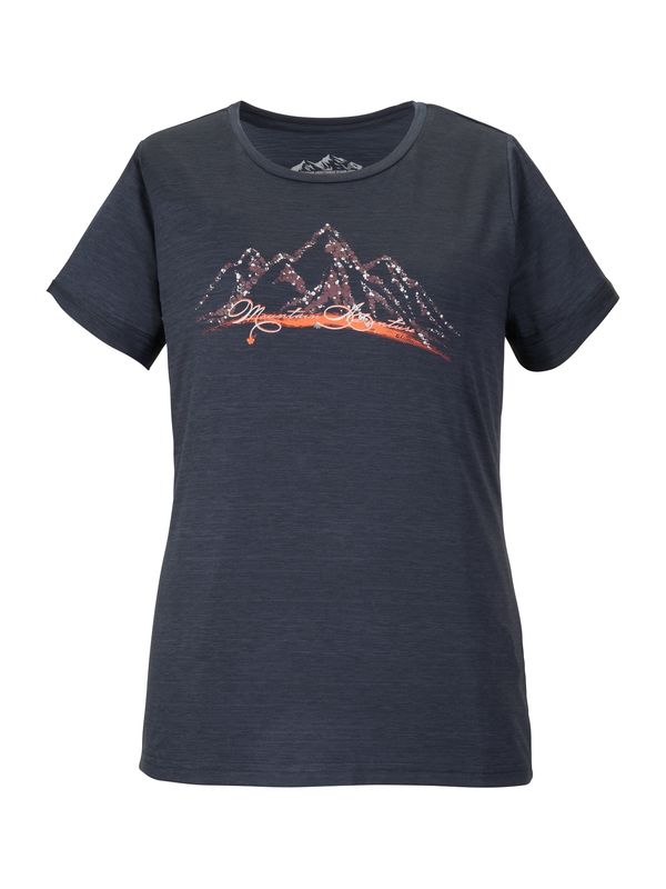 KILLTEC KILLTEC Функционална тениска  нейви синьо / оранжево / тъмнорозово / мръсно бяло