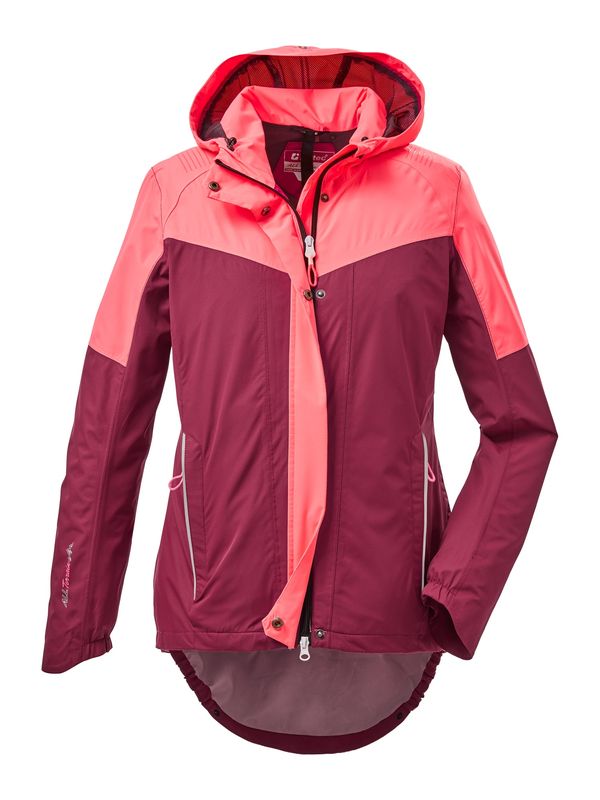 KILLTEC KILLTEC Външно яке 'Kos'  неоново розово / винено червено
