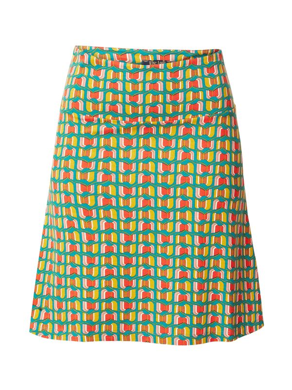 King Louie King Louie Пола 'Border'  горчица / тъмнозелено / оранжево / бяло