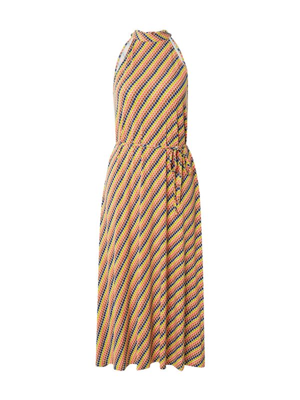 King Louie King Louie Рокля 'Marty'  синьо / кафяво / лимон / праскова