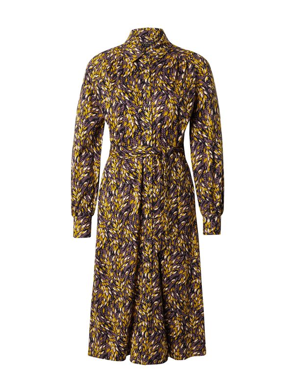 King Louie King Louie Рокля тип риза 'Maisie'  ябълка / лилав / черно / бяло