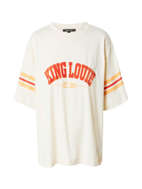 King Louie King Louie Тениска  кремаво / светлооранжево / тъмнооранжево