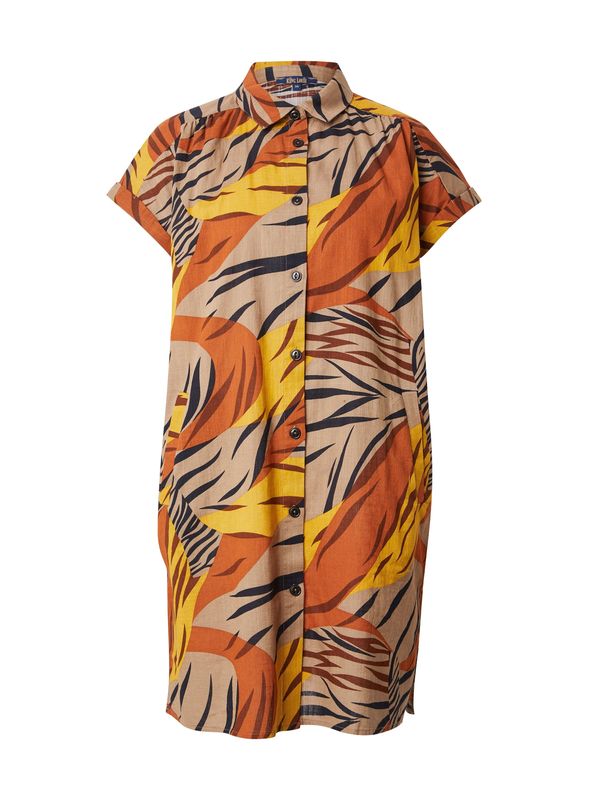 King Louie King Louie Туника 'Mimi Zolea'  тъмнобежово / жълто / оранжево / черно