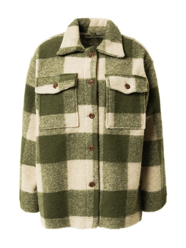 Kings Of Indigo Kings Of Indigo Преходно яке 'ARIKO'  кремаво / тъмнозелено / зелен меланж