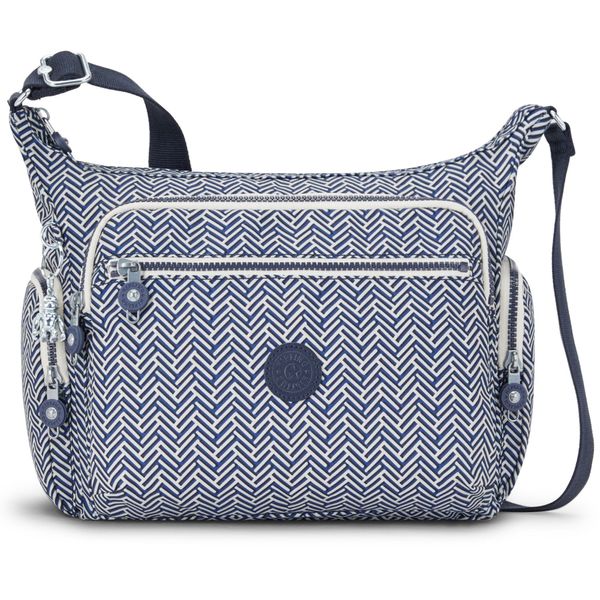 KIPLING KIPLING Чанта с презрамки 'Gabbie'  синя тинтява / черно / бяло