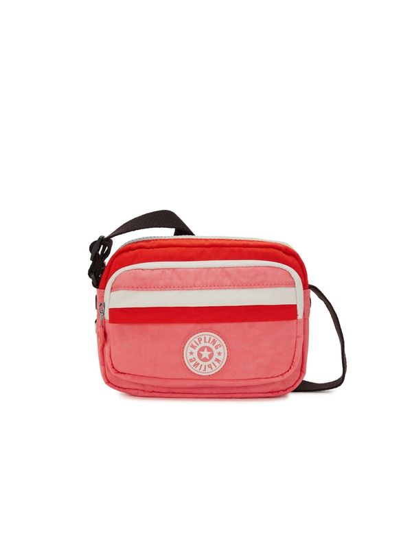 KIPLING KIPLING Чанта с презрамки 'SISKO'  огнено червено / светлочервено / бяло
