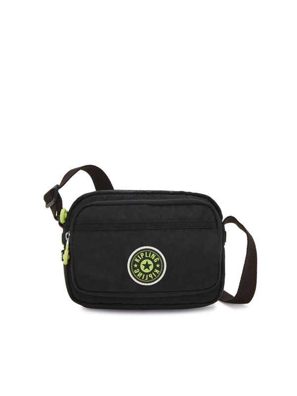 KIPLING KIPLING Чанта с презрамки 'SISKO'  светлозелено / черно / бяло