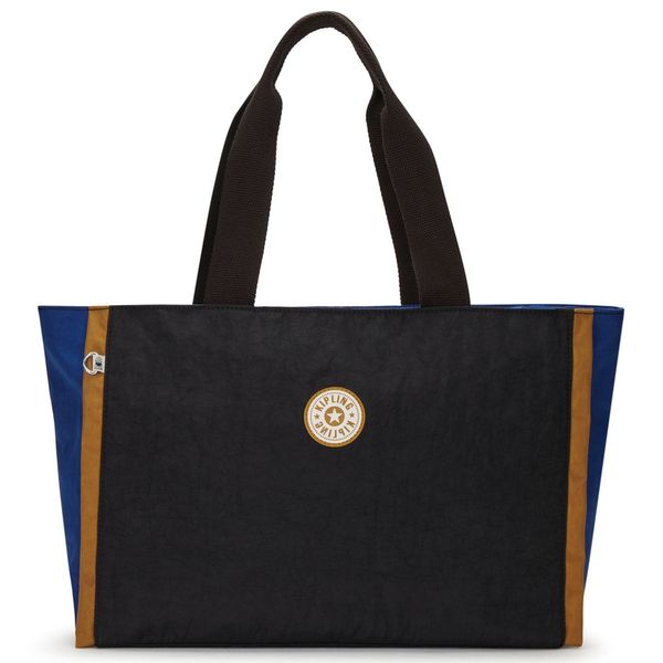 KIPLING KIPLING "Чанта тип ""Shopper""" 'Nalo'  синьо / карамел / черно / бяло