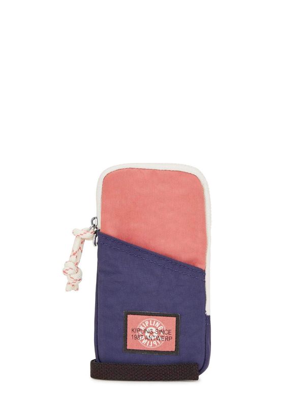 KIPLING KIPLING Чанта за през рамо тип преметка 'Clark'  нейви синьо / бледорозово / бяло