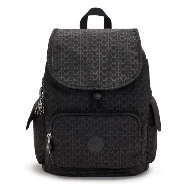 KIPLING KIPLING Раница 'City Pack'  тъмнокафяво / мръсно бяло