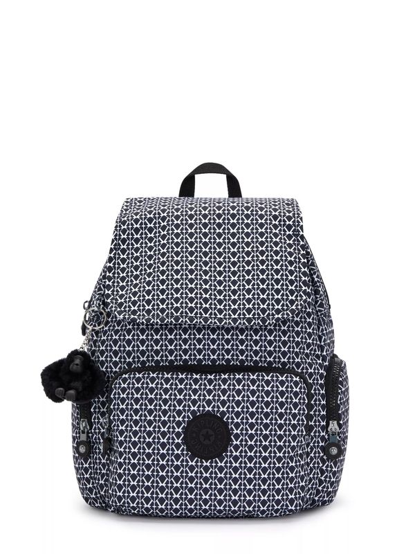 KIPLING KIPLING Раница 'CITY ZIP'  черно / бяло