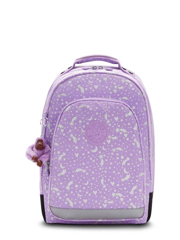 KIPLING KIPLING Раница 'Class Room'  сребърно сиво / светлолилаво / мръсно бяло