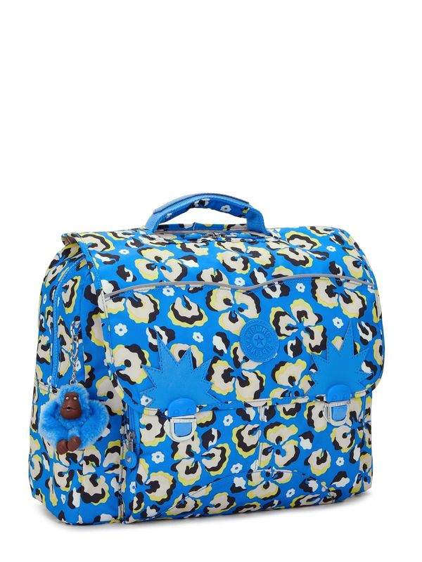 KIPLING KIPLING Раница 'Iniko'  кралско синьо / пастелно жълто / светложълто / черно